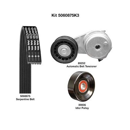 Dayco 05-10 Ford Fead Kits, 5060875K3 5060875K3